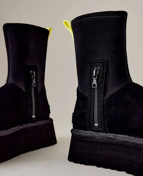 Угги Ugg женский замша черный 129814-3
