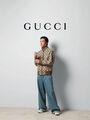 Мужская куртка Gucci мужской бежевый 181689-2