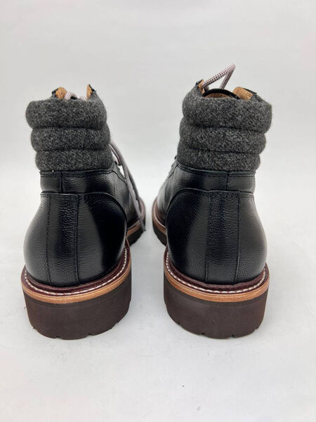 Мужские ботинки Brunello Cucinelli мужской кожа черный 169116-6