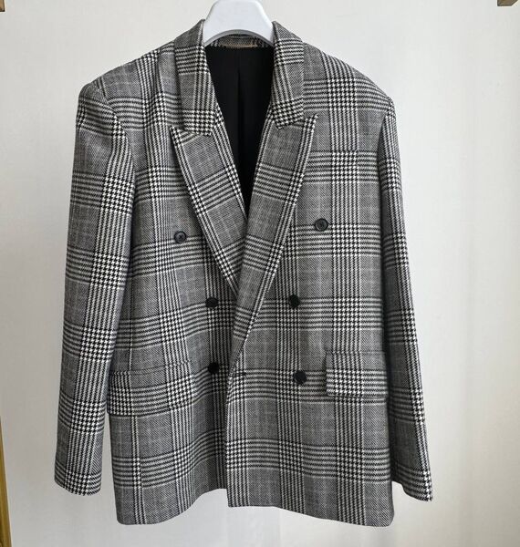 Пиджак Saint Laurent женский графитовый 161384