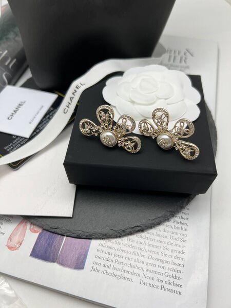 Клипсы Chanel золотистый 175340