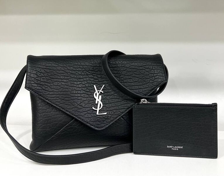 Сумка Saint Laurent женский кожа черный 161403