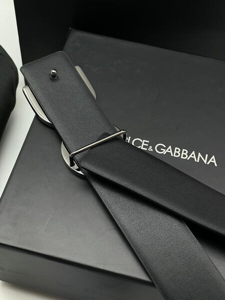 Мужской ремень Dolce & Gabbana мужской кожа черный 121566-5
