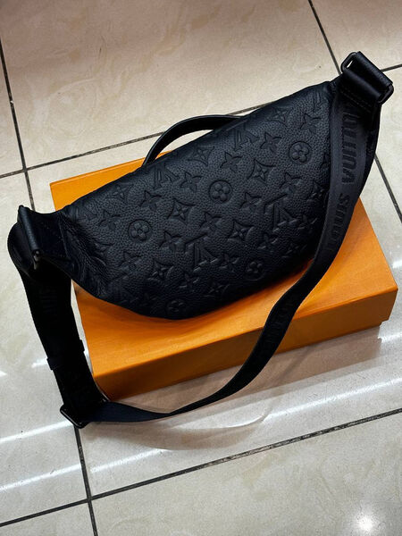 Мужская сумка слинг Louis Vuitton мужской кожа черный 169139-2