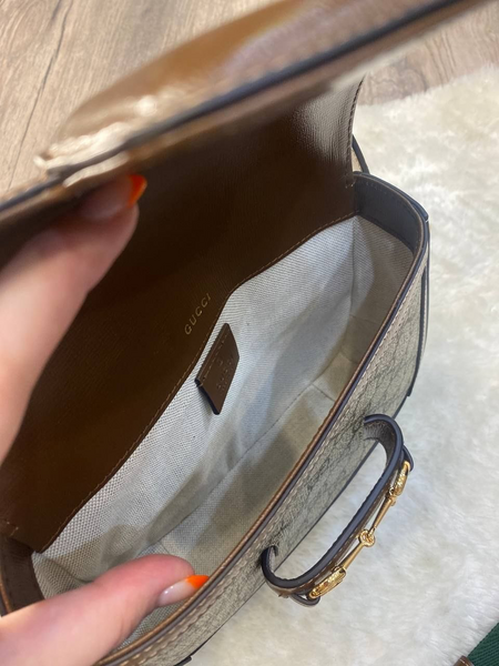 Сумка Gucci женский кожа бежевый 96994-5