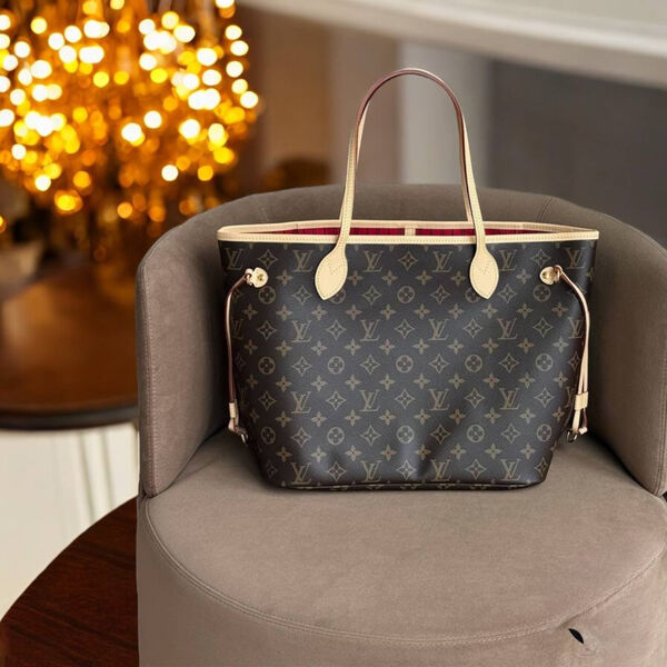 Сумка Louis Vuitton Neverfull женский кожа 97474-11