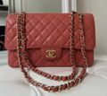 Сумка Chanel 2.55 женский кожа бордовый 141284-1