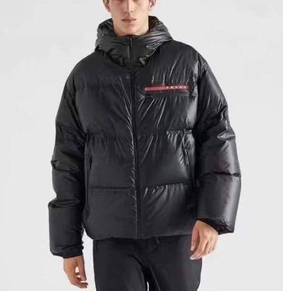 Мужской пуховик Prada мужской черный 161720