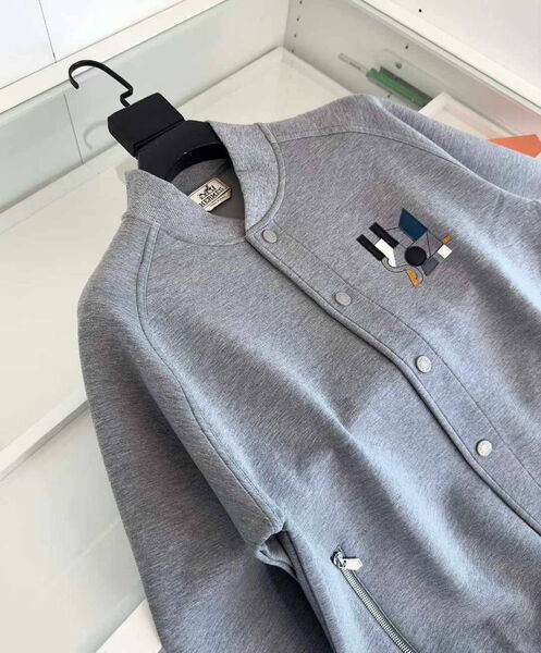 Мужской кардиган Hermès мужской графитовый 161473-9