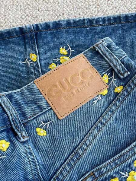 Юбка Gucci женский джинса синий 147634-9