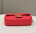Сумка Fendi женский кожа бордовый 142100-4