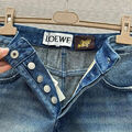 Шорты Loewe женский джинса синий 188145-4