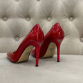 Туфли Prada женский кожа бордовый 136333-2
