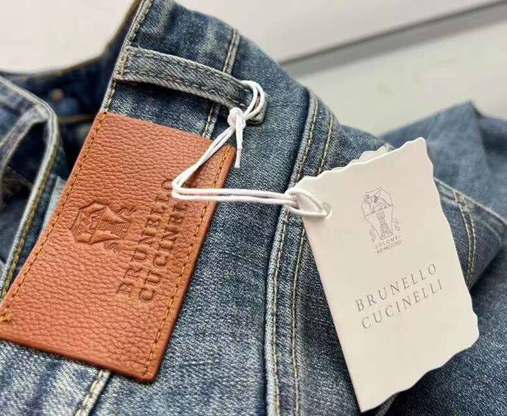 Мужские джинсы Brunello Cucinelli мужской джинса бирюзовый 133673-6