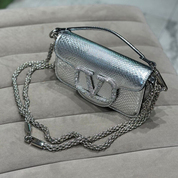 Сумка Valentino женский кожа графитовый 117112-6