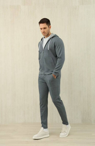 Мужской костюм Brunello Cucinelli мужской графитовый 173444-3