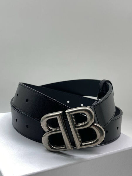 Женский ремень Balenciaga женский кожа черный 139052-5