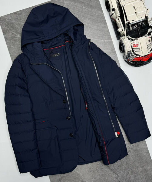 Мужской пуховик Kiton мужской синий 165318-9