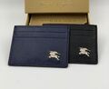 Футляр для карт Burberry мужской кожа синий 86072-1