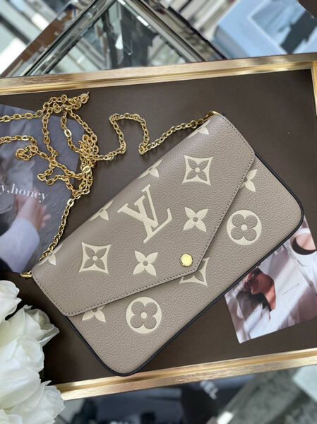 Сумка Louis Vuitton женский кожа бежевый 97482-4