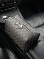 Мужской несессер косметичка Gucci мужской кожа графитовый 108450-2
