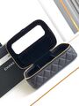 Косметичка Chanel женский кожа черный 153435-2
