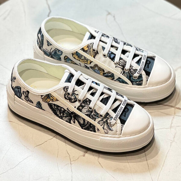 Кеды Christian Dior женский текстиль белый 159048-2
