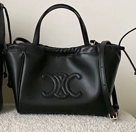 Сумка Celine женский кожа черный 124069