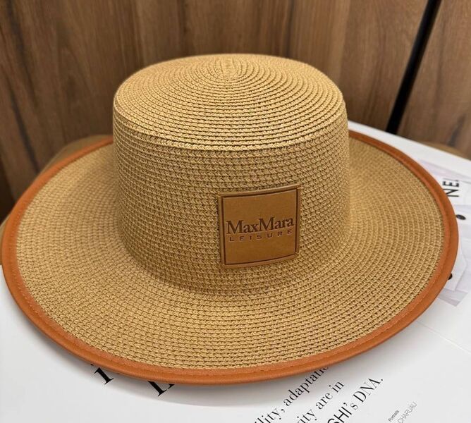 Шляпа Max Mara женский солома бежевый 184926