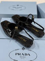 Туфли Prada женский кожа черный 182872-1