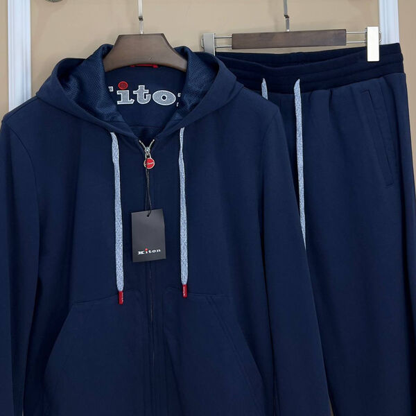 Мужской костюм Kiton мужской синий 135936-2