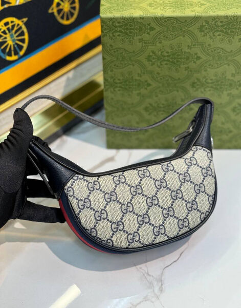 Сумка Gucci Ophidia Gg женский канва monogram черный 137917-2