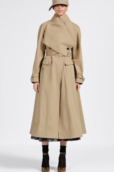 Плащ Christian Dior женский бежевый 125017