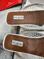 Сабо Alaïa женский кожа белый 154227-5