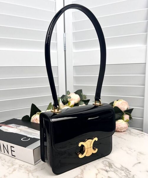 Сумка Celine женский кожа черный 170569