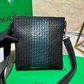Мужская сумка мессенджер Bottega Veneta мужской черный 200791-3
