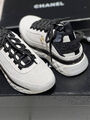 Кроссовки Chanel женский замша белый 147684-4