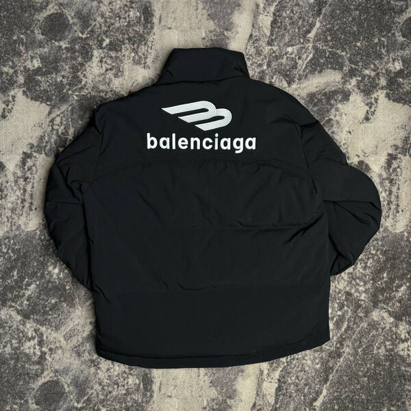 Мужской пуховик Balenciaga мужской черный 167491-2