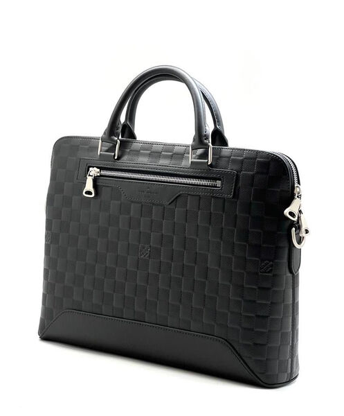 Мужской портфель Bottega Veneta мужской кожа черный 123796-2