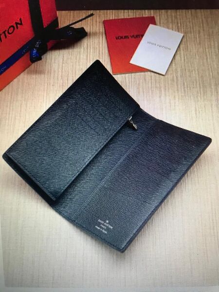 Кошелек Louis Vuitton мужской кожа синий 26239-2