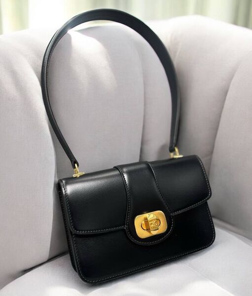 Сумка Celine Teen женский кожа черный 186657