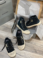 Кеды высокие Balenciaga женский текстиль черный 25657-4