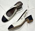 Туфли Chanel женский кожа черный 147926-1