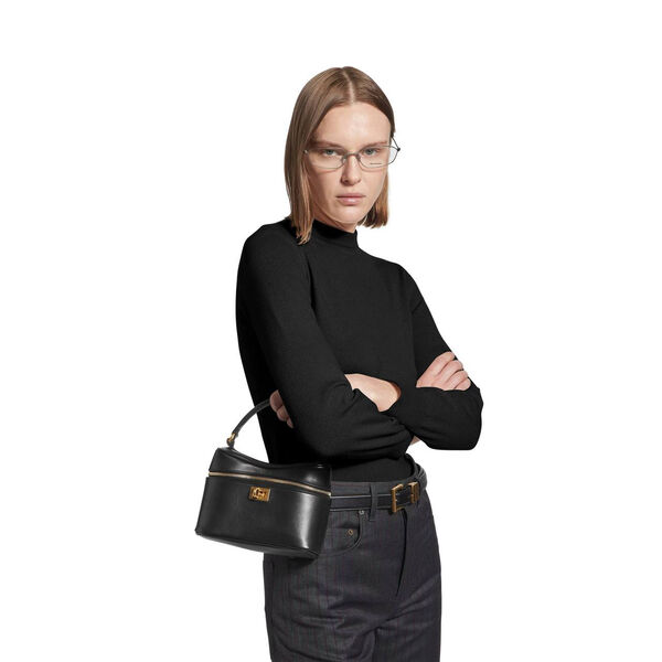 Сумка Balenciaga женский кожа черный 199221-2