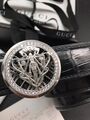 Мужской ремень Gucci мужской кожа черный 52391-2