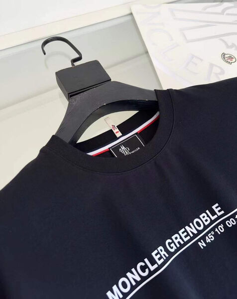 Мужская футболка Moncler мужской черный 190058-5