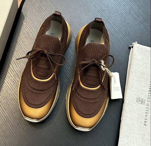 Мужские кроссовки Brunello Cucinelli мужской текстиль 202442