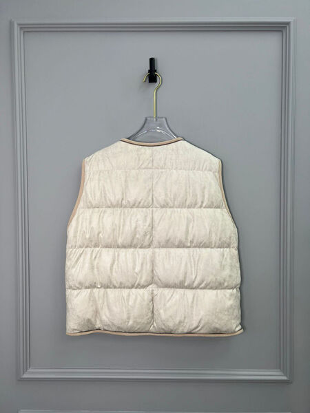 Жилет Brunello Cucinelli женский бежевый 126202-2