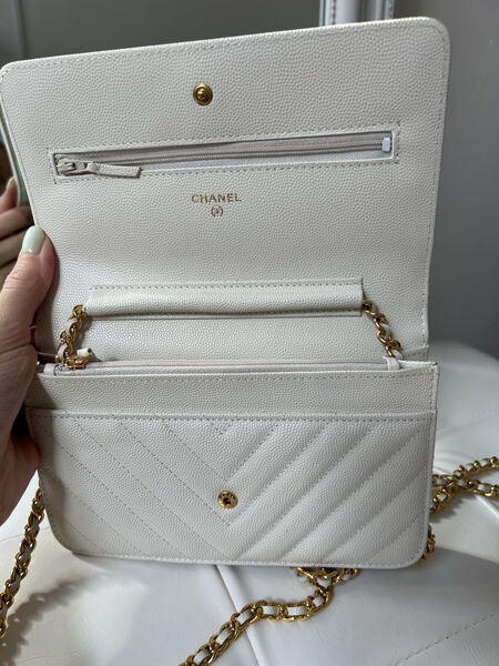 Сумка Chanel Mini женский кожа белый 143078-3