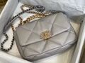 Сумка Chanel (26см) женский кожа графитовый 73556-4